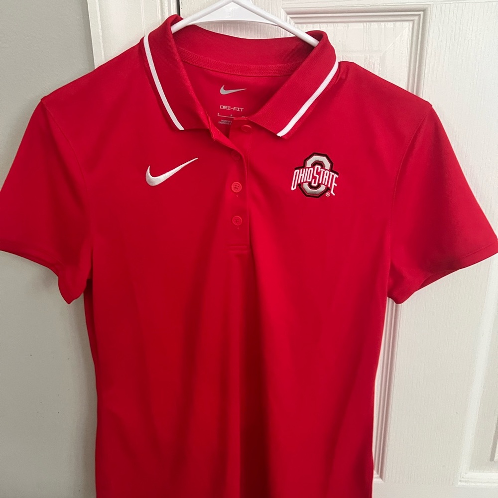 Nike Red Dri-FIT Polo Shirt